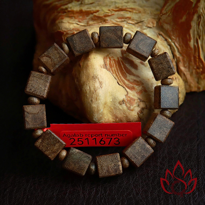 Vòng Trầm Hương Hạt Lách | Trầm Tốc Kiến Tự Nhiên Lâu Năm